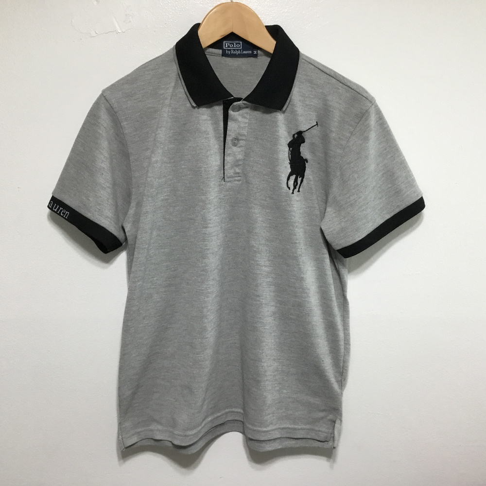 Polo Ralph Lauren Big Pony Mens Polo Shirt Gray